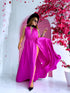 Long dress "SIEVIŠĶĪBA" - LIGHT FUCHSIA